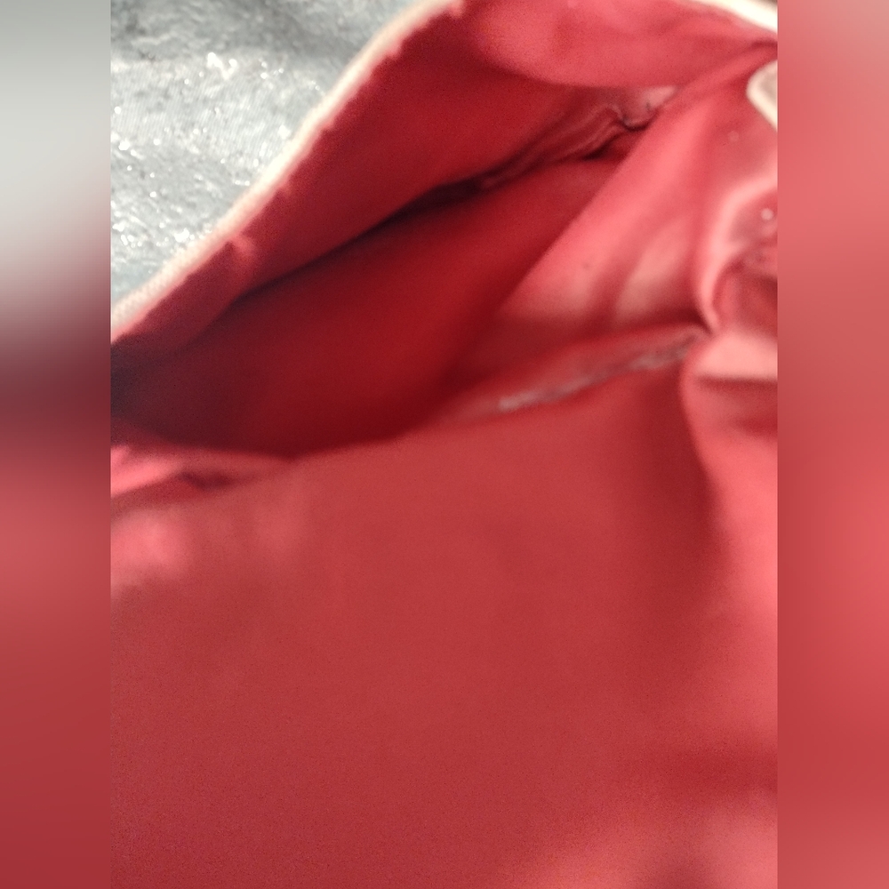 Y2K Rare Coach Sequin Pink Iridescent Holographic Satchel Crossbody Bag Vint… - Picture 16 of 16